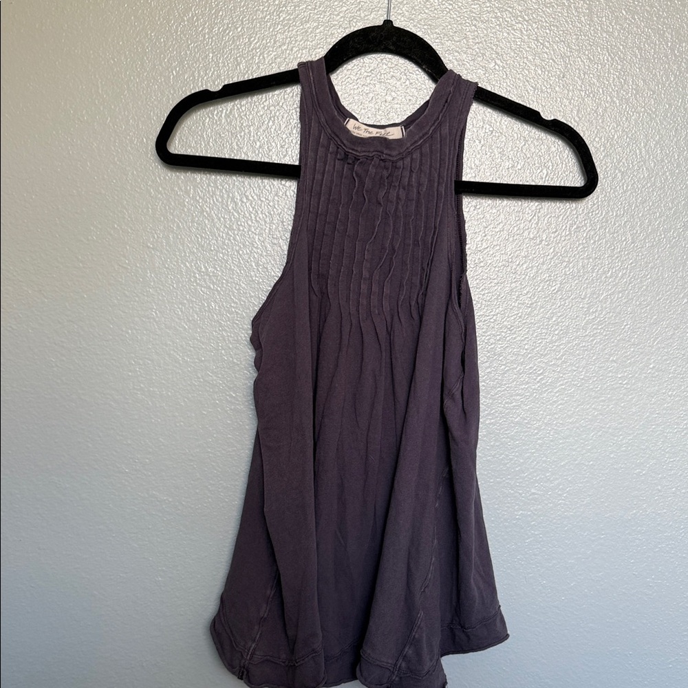 We The Free Dark Purple Tank Top